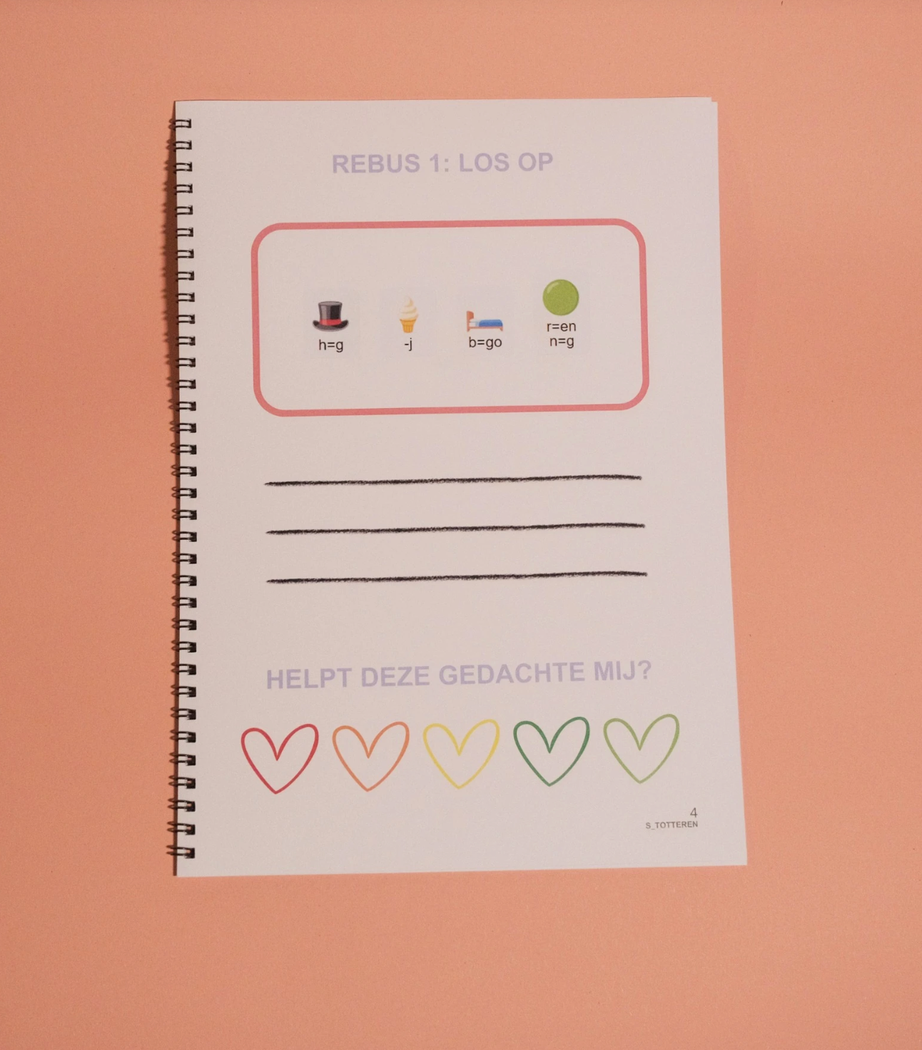 GRATIS Rebus met helpende gedachten