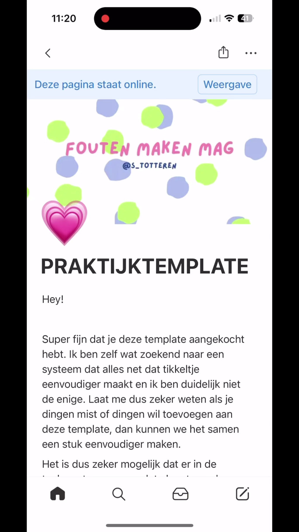 S_Tructuur in je praktijk (Notion-template)